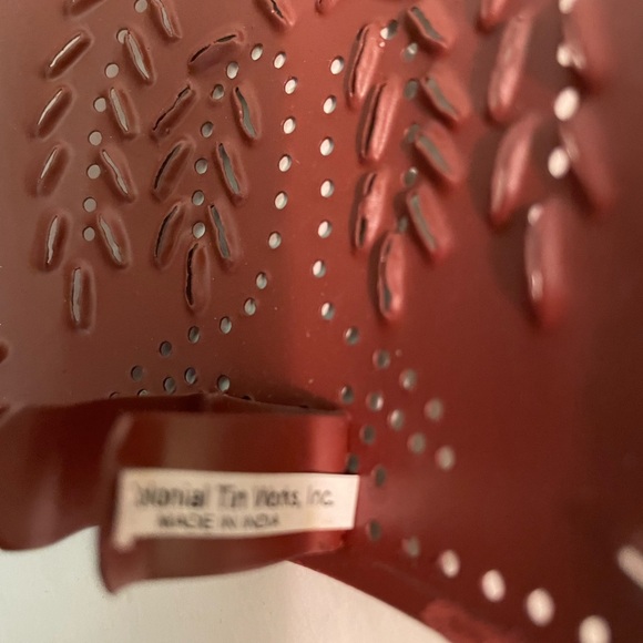 Nightlight Covers set of 2,Punched Tin Colonial Tin Works, Weeping Willo… - Picture 5 of 9